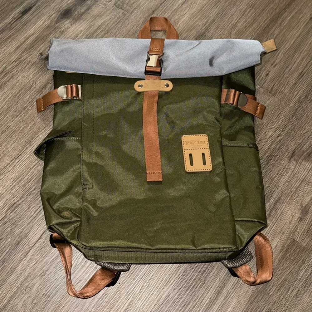 Harvest Label Rolltop Backpack 2.0 - Olive - Picture 3 of 7